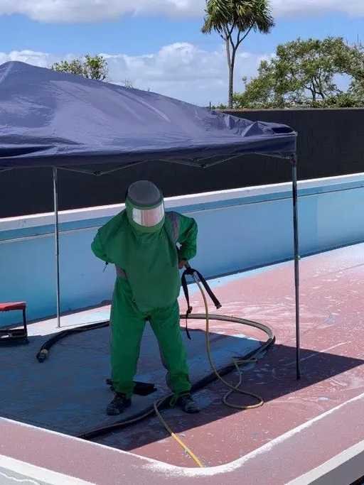 Swimming Pools Sharp Sandblasting Auckland