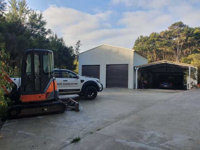 Vehicle Chassis Sandblasting